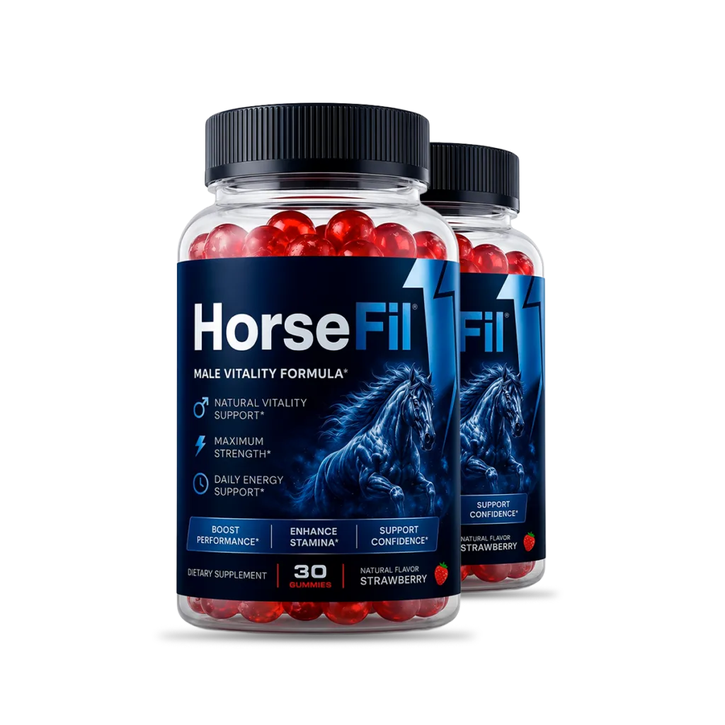 Two bottles of HorseFil gummies, 60-day supply