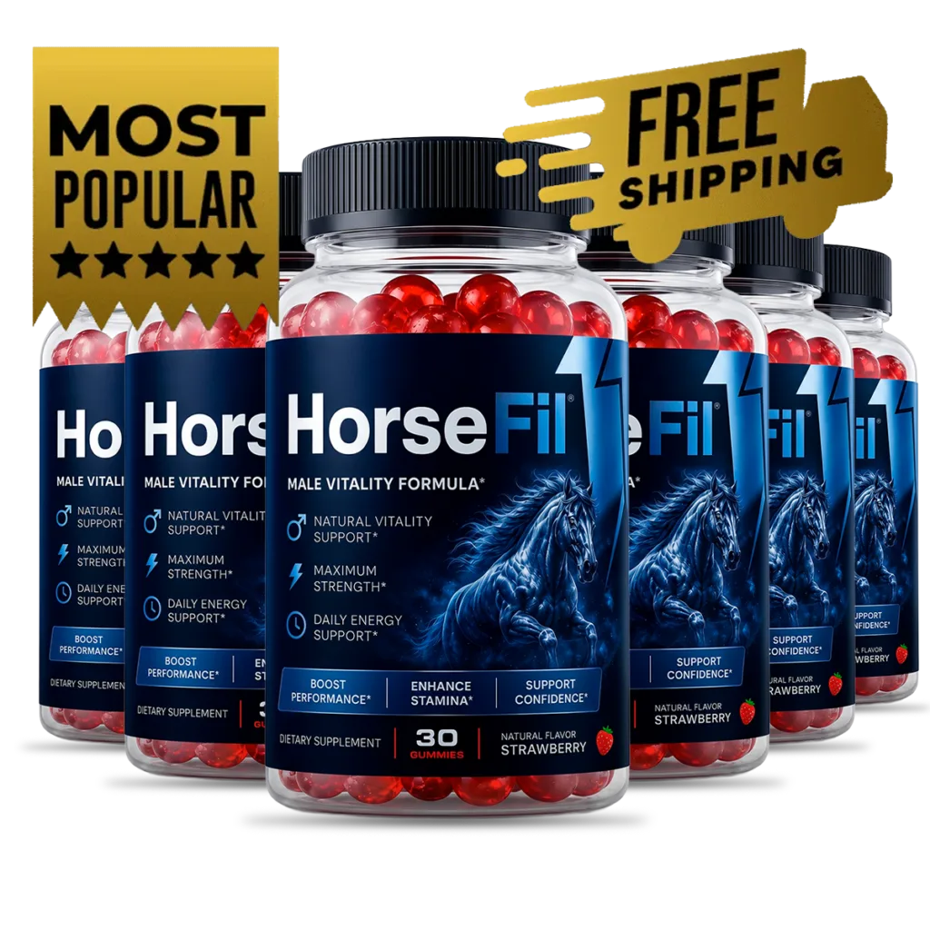 Six bottles of HorseFil gummies, 180-day supply